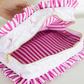 Goldie Girl Bows Ruffled Nylon XL Pouch