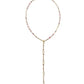 Mini Elisa Abbie Strand Necklace - Gold Pink Mix