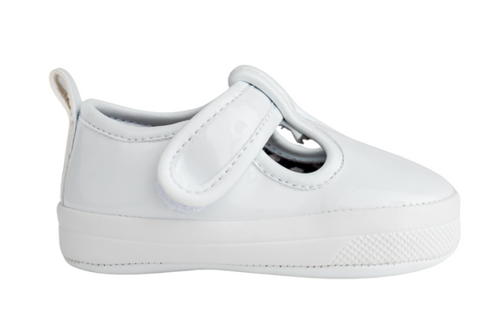 Kylie White Patent Sneaker - Southern Belle Boutique