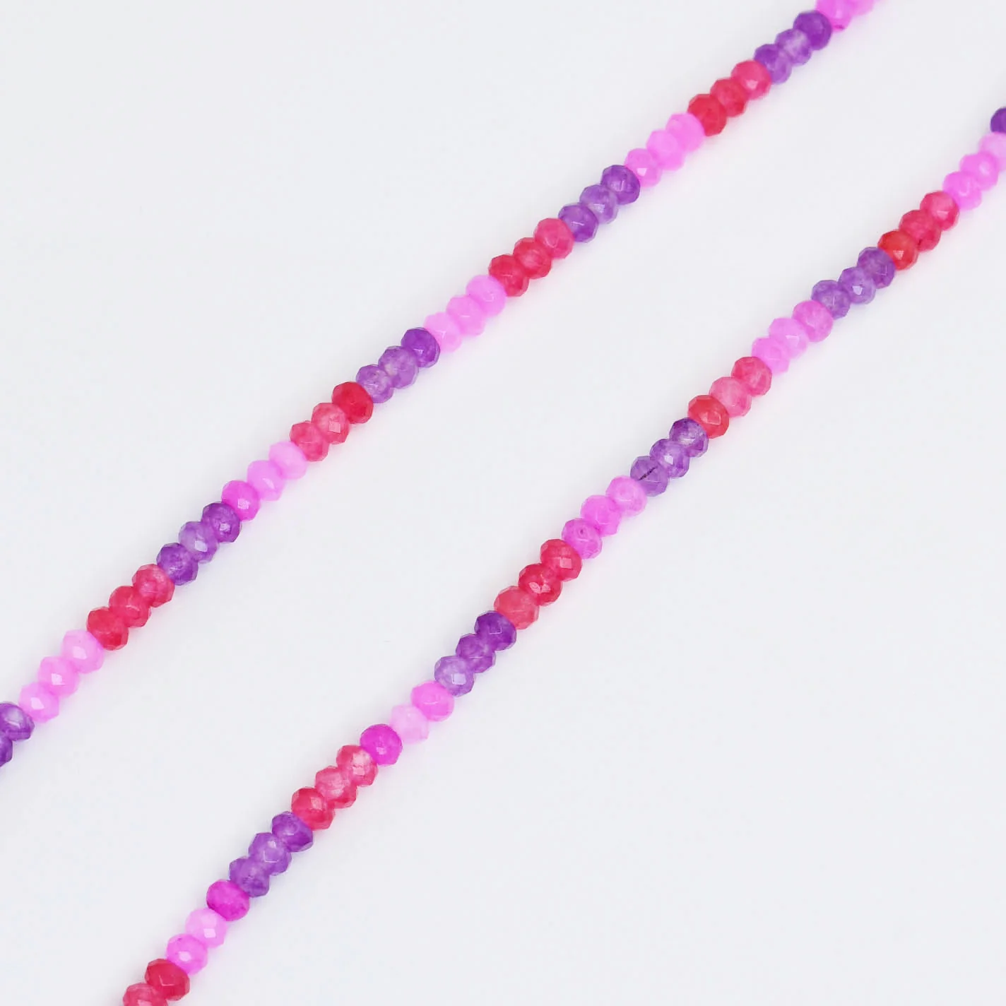 Magenta Dainty Gemstone Necklace - Southern Belle Boutique