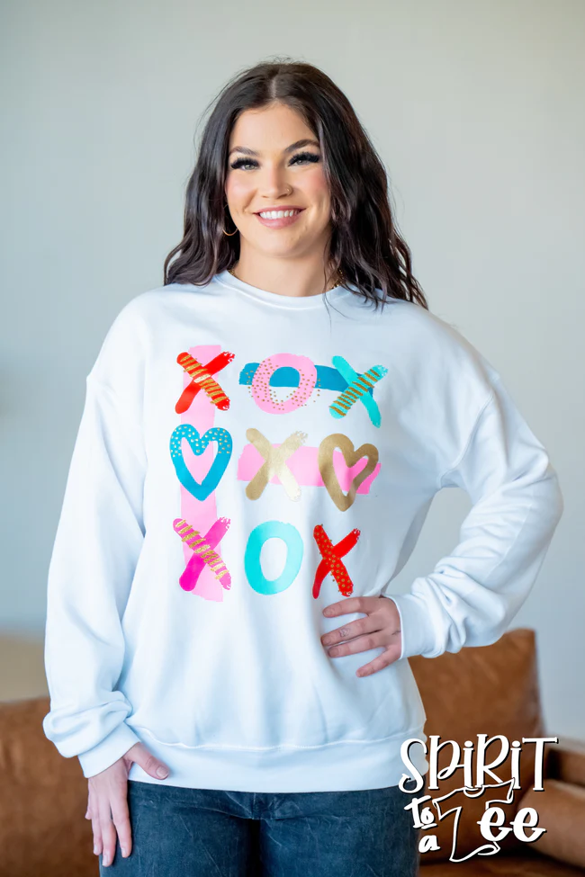 XOXO White Sweatshirt