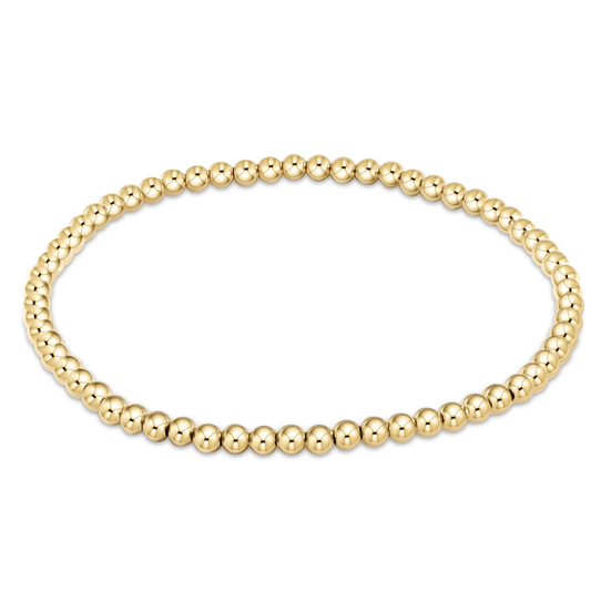EGirl Classic Gold 3MM Bead Bracelet - Southern Belle Boutique