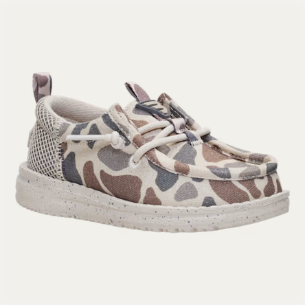 HEYDUDE X BURLEBO Wally Funk Toddler Deer Camo - Southern Belle Boutique