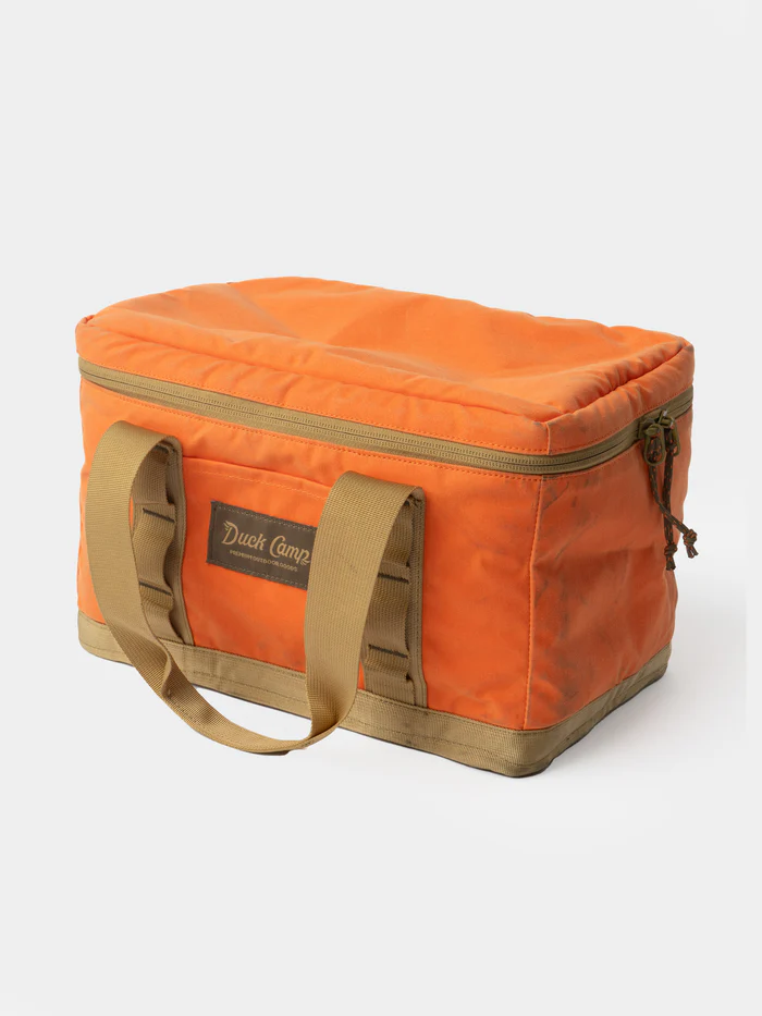 Large Canvas Ammo Tote - Blaze/Wheat - Southern Belle Boutique