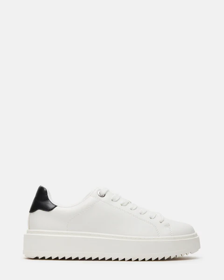 Charlie Platform Sneaker - White - Southern Belle Boutique