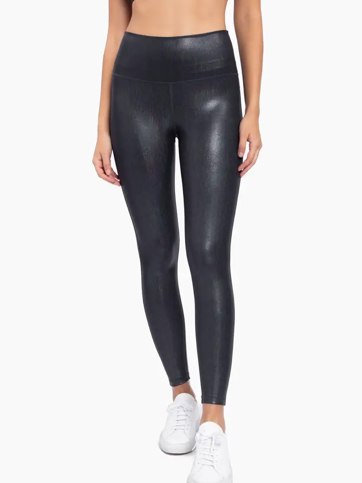 Bronze - Iridescent Holo Foil High-Waisted Leggings - Southern Belle Boutique