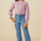 Girls Cargo Pocket Straight Leg Patch Pocket Jeans