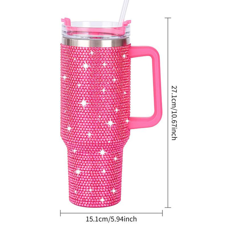 Rhinestone 40oz Strainless Tumbler - Southern Belle Boutique