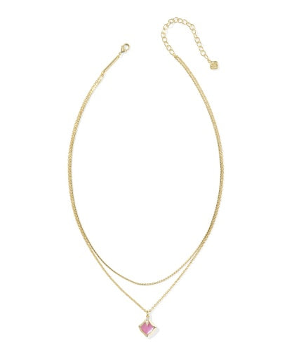 Joelle Multi Strand Necklace - Gold Azalea Illusion        36 of 55