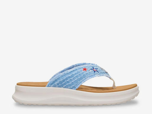 Tide Flip Flip - Denim Stars - Southern Belle Boutique