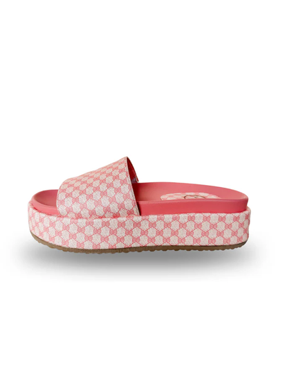 Tila Pink Wedge Sandal - Southern Belle Boutique