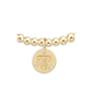 Classic Gold 3mm Bracelet - Texas A&M Disc - Southern Belle Boutique