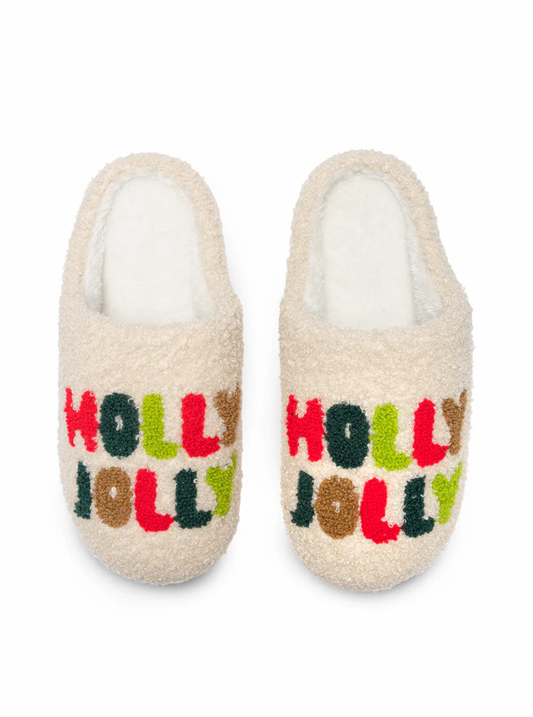 Holly Jolly Slippers - Southern Belle Boutique