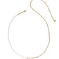 Markie Half Chain Necklace - Gold Freshwater Cultured Pearl - Southern Belle Boutique