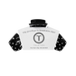 Classic Medium Claw Clip - Black Polka Dot Party