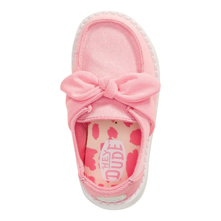 Wendy Bow Toddler Stardust Pink - Southern Belle Boutique
