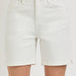 Tummy Control High Rise Shorts 6.5" - White - Southern Belle Boutique