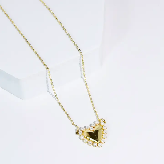 Cute Love Gold Necklace - Southern Belle Boutique