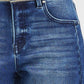 Risen Slouchy Cropped Barrel Jeans with Embroidered Hem