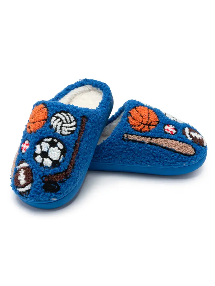 Kids Sports Slippers - Southern Belle Boutique