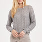 Sarai Sweater  - Silver