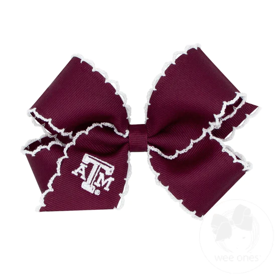 Aggie Bow w/Clip - Southern Belle Boutique