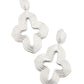Abbie Metal Statement Earrings Silver - Southern Belle Boutique