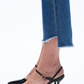 Bayeas MidRise Crop Stepped Hem Jeans - Freeloop - Southern Belle Boutique