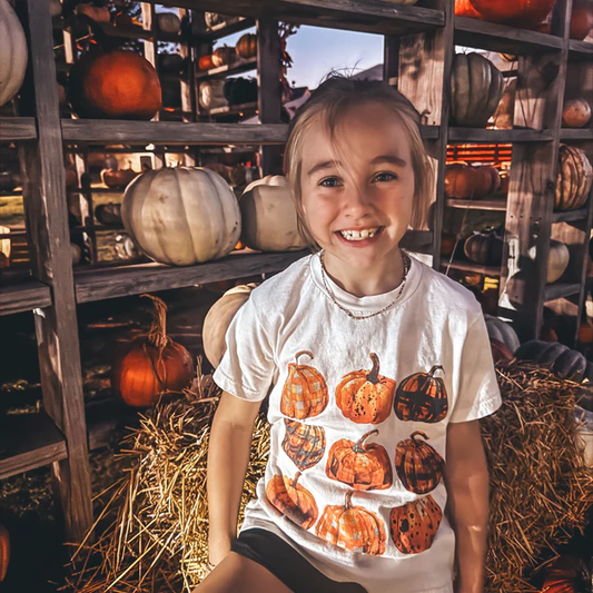 Youth Nine Pumpkins Tee