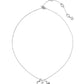Arlene Charm Necklace Silver White Cz