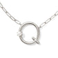 Pearl Initial Q Short Pendant Necklace - Silver - Southern Belle Boutique