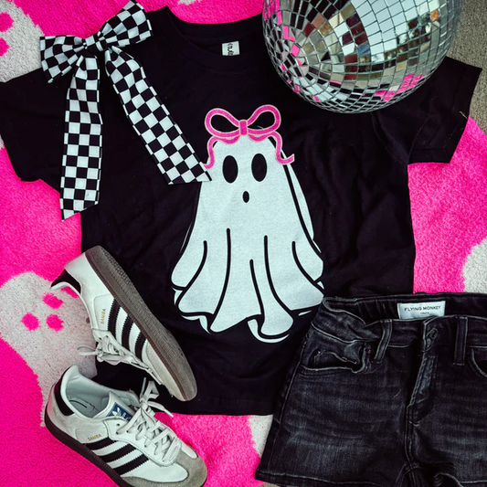 Ghost Bow Tee - Youth - Southern Belle Boutique