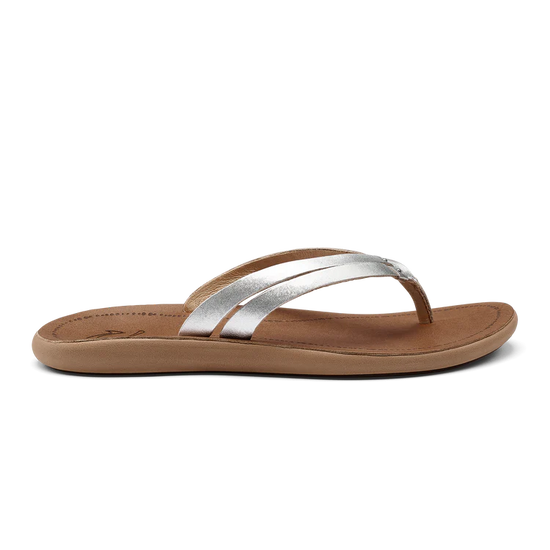 Kapehe Luana Sandal - Silver/Sahara - Southern Belle Boutique