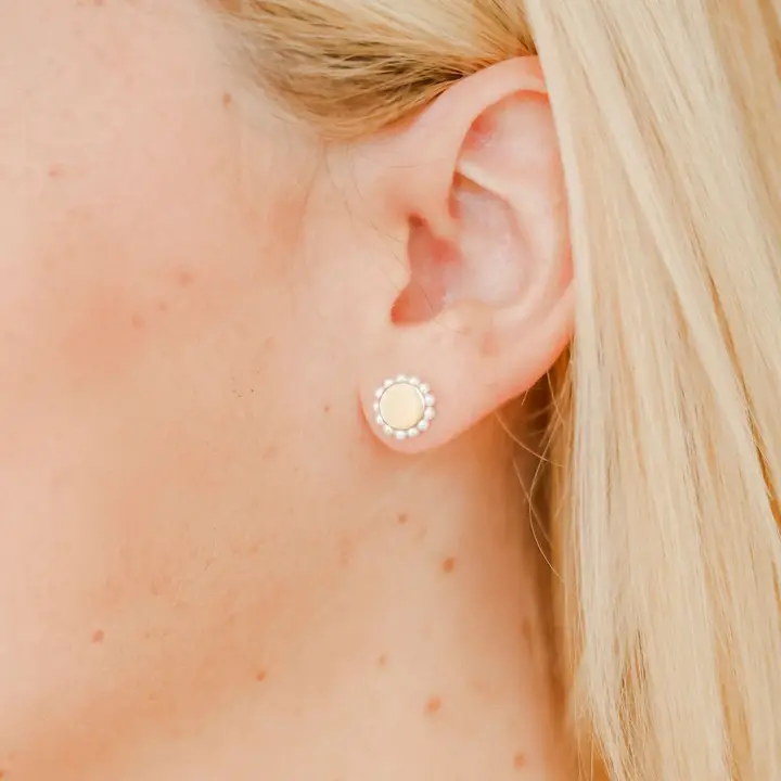 Screwback Stud Earrings - Alice Pearl - Southern Belle Boutique