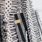Cabana Club Carryall - Black Polka Stripe - Southern Belle Boutique