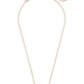 Elisa Short Pendant Necklace - Rose Gold Rose Gold Drusy - Southern Belle Boutique