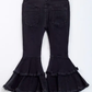 Black Denim Flare Jeans - Southern Belle Boutique