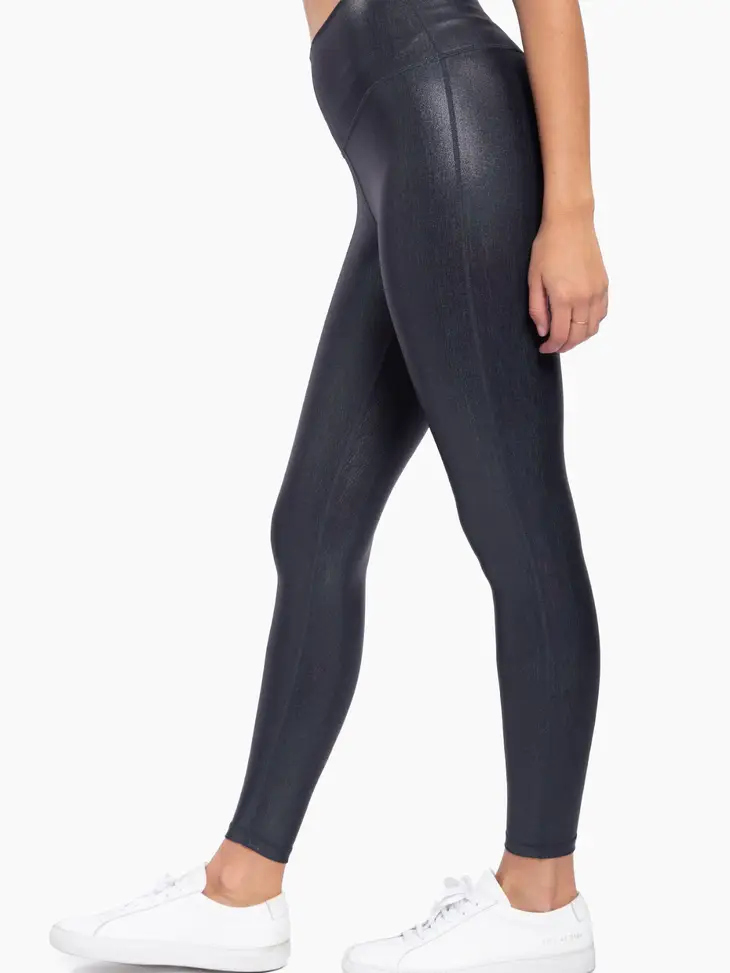 Bronze - Iridescent Holo Foil High-Waisted Leggings - Southern Belle Boutique