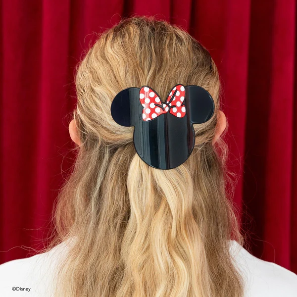 Disney: Minnie Mouse Shaped Medium Flat Hair Clip - Southern Belle Boutique