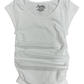Ruched Top - White - Southern Belle Boutique