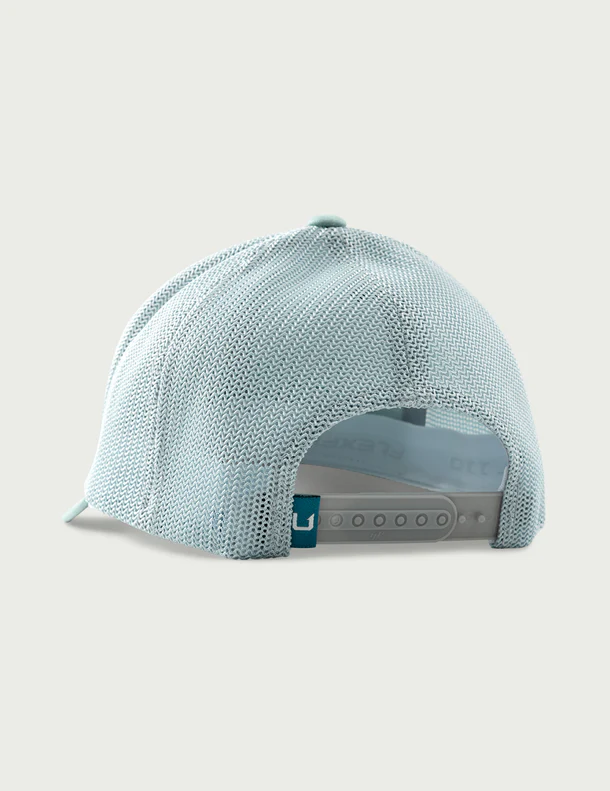 HUK Embroidered 110 Trucker Hat - Mineral Blue - Southern Belle Boutique