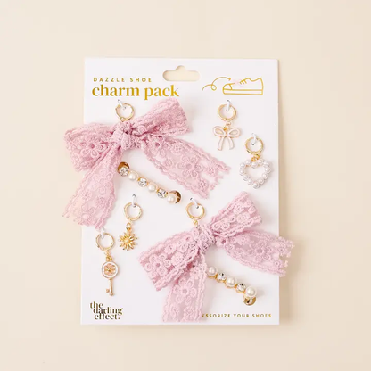 Dazzle Shoe Charm Pack-Key To My Heart - Southern Belle Boutique