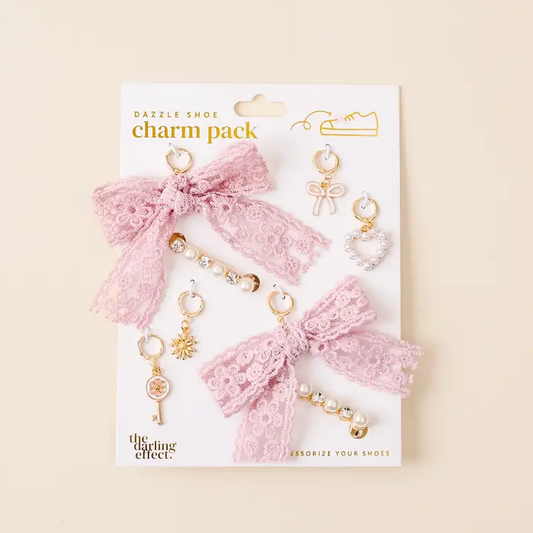 Dazzle Shoe Charm Pack-Key To My Heart - Southern Belle Boutique