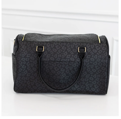 Black Leopard Weekender - Southern Belle Boutique