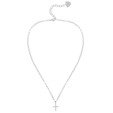 Legacy Cross Drop Necklace - Silver - Southern Belle Boutique