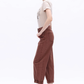 High Rise Cuffed Barrel Jean - Espresso - Southern Belle Boutique