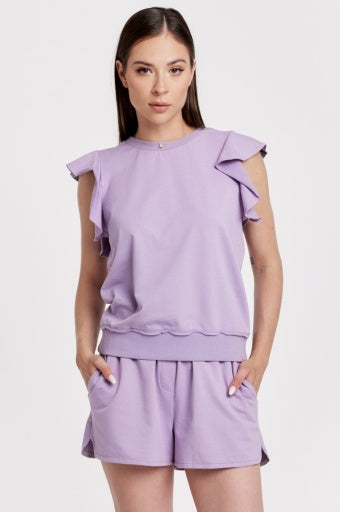 Layla Top - Dewy Iris - Southern Belle Boutique