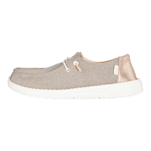 Wendy Metallic Sparkle Rose Gold - Southern Belle Boutique