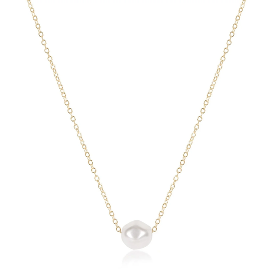 16" Necklace Gold - Admire Pearl - Southern Belle Boutique
