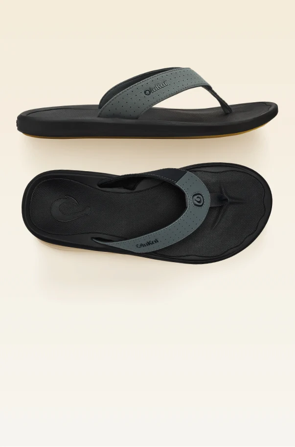 Ki'I Lightweigh Beach Sandal - Rock/Lava Rock - Southern Belle Boutique